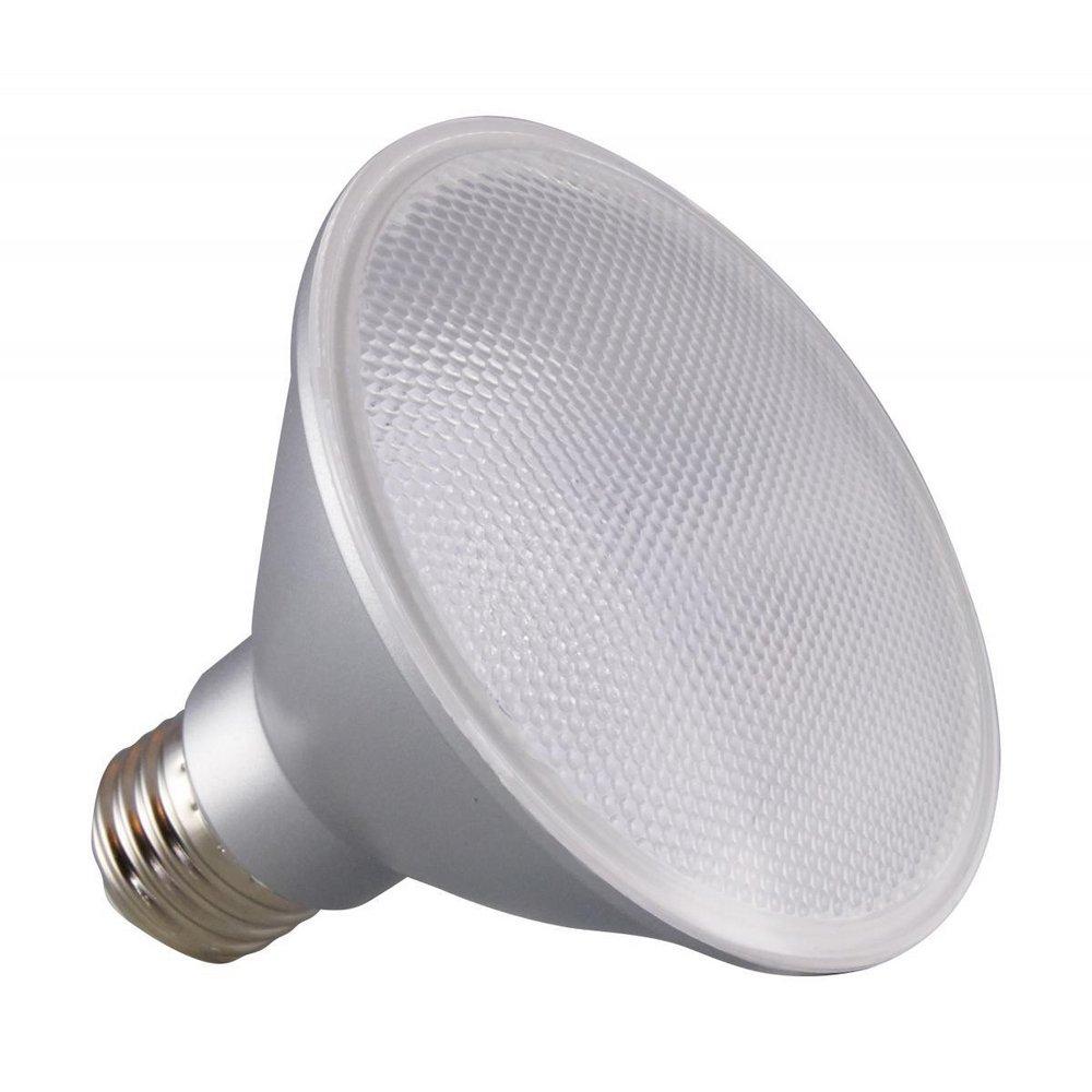 SATCO Clear/Silver 12.5W Dimmable LED Medium E-26 Bulb 