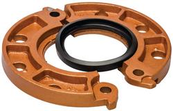 2 x 39/50 in. Grooved x Flanged Alkyd Enamel Ductile Iron Adapter