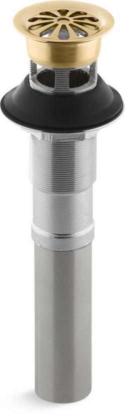 3-13/16 in. Grid Drain in Vibrant&reg; Brushed Moderne Brass