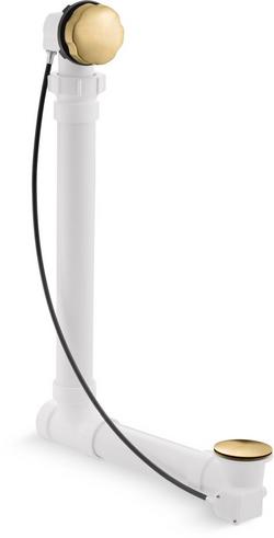 21 in. Plastic Cable Drain in Vibrant&reg; Brushed Moderne Brass