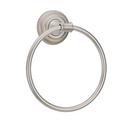 PROFLO&reg; PVD Brushed Nickel Round Closed Towel Ring 