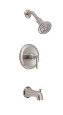 Single Handle Single Function Bathtub & Shower Faucet in Brushed Nickel (Trim Only)