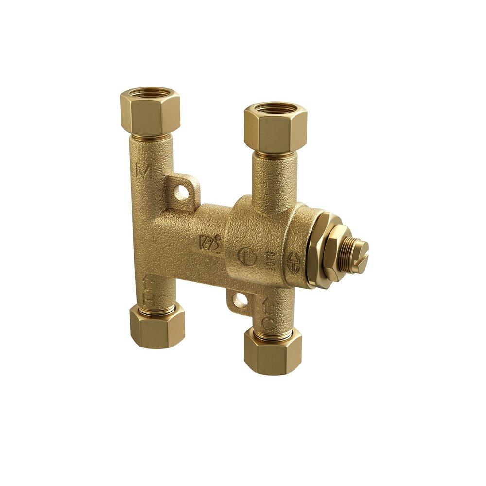 PROFLO® Rough Brass Thermostat Mixing Valve 