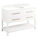 Signature Hardware Bright White 48 in. Floor Mount Vanity 