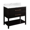 Signature Hardware Black 36 in. Floor Mount Vanity 