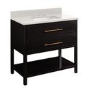 Signature Hardware Black 36 in. Floor Mount Vanity 