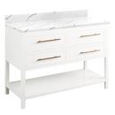 Signature Hardware Bright White 48 in. Floor Mount Vanity 