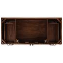 Signature Hardware Rustic Brown 48 in. Floor Mount Vanity in Rustic Brown with Riverside Grey 