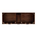 Signature Hardware Rustic Brown 60 in. Floor Mount Vanity 
