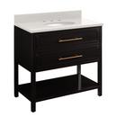 Signature Hardware Black 36 in. Floor Mount Vanity 