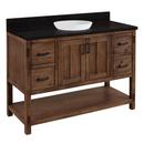 Signature Hardware Rustic Acacia 48 in. Floor Mount Vanity 