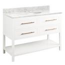 Signature Hardware Bright White 48 in. Floor Mount Vanity 