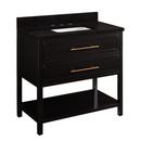 Signature Hardware Black 36 in. Floor Mount Vanity 