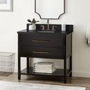 Signature Hardware Black 36 in. Floor Mount Vanity 