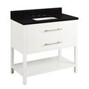 Signature Hardware Bright White 36 in. Floor Mount Vanity 
