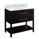 Signature Hardware Black 36 in. Floor Mount Vanity 