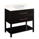 Signature Hardware Black 36 in. Floor Mount Vanity 