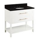 Signature Hardware Bright White 36 in. Floor Mount Vanity 