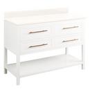 Signature Hardware Bright White 48 in. Floor Mount Vanity 