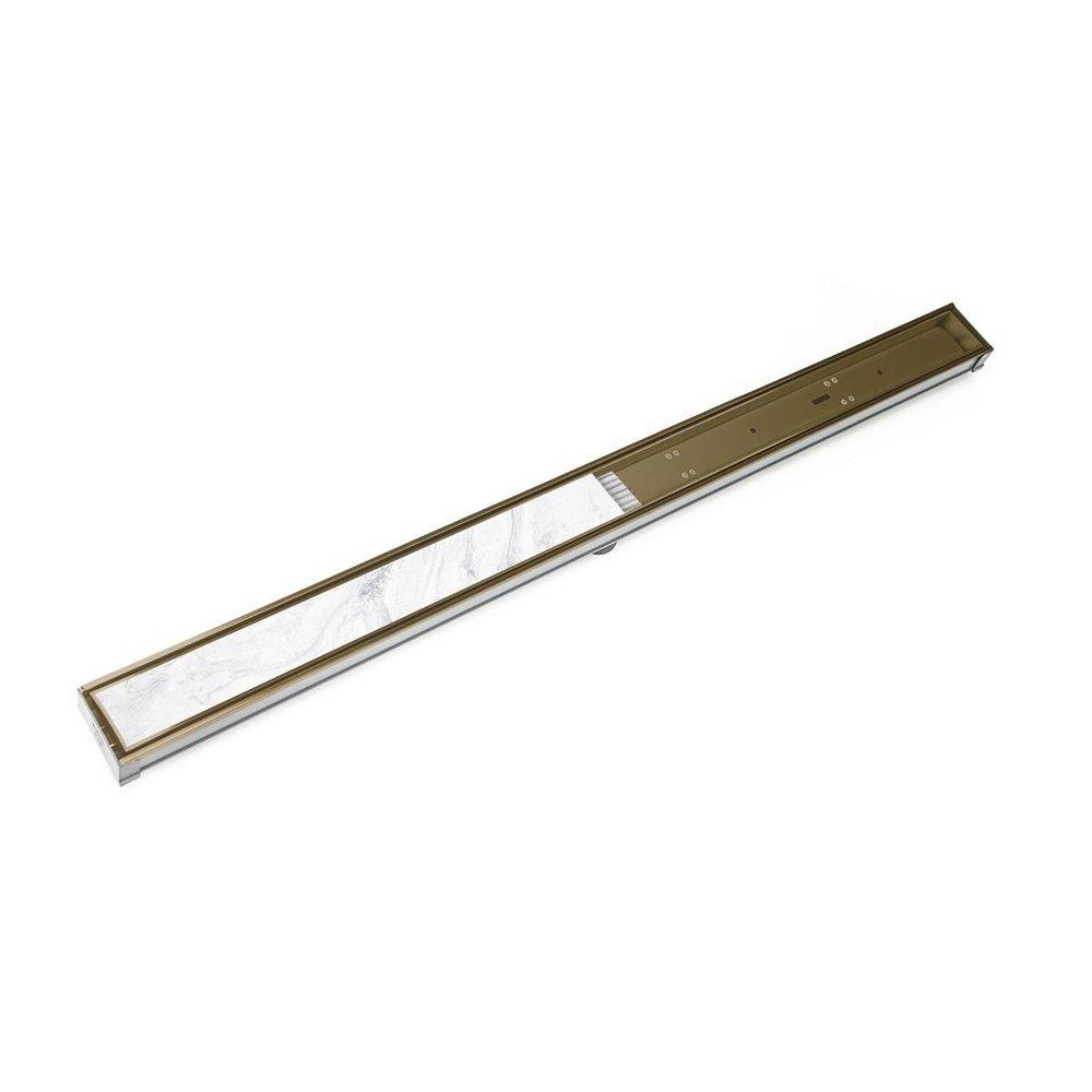 Infinity Drain Satin Bronze 2 in. PVC Shower Drain 