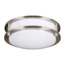 10 in. Integrated LED 16 W Down Lighting in Brushed Nickel