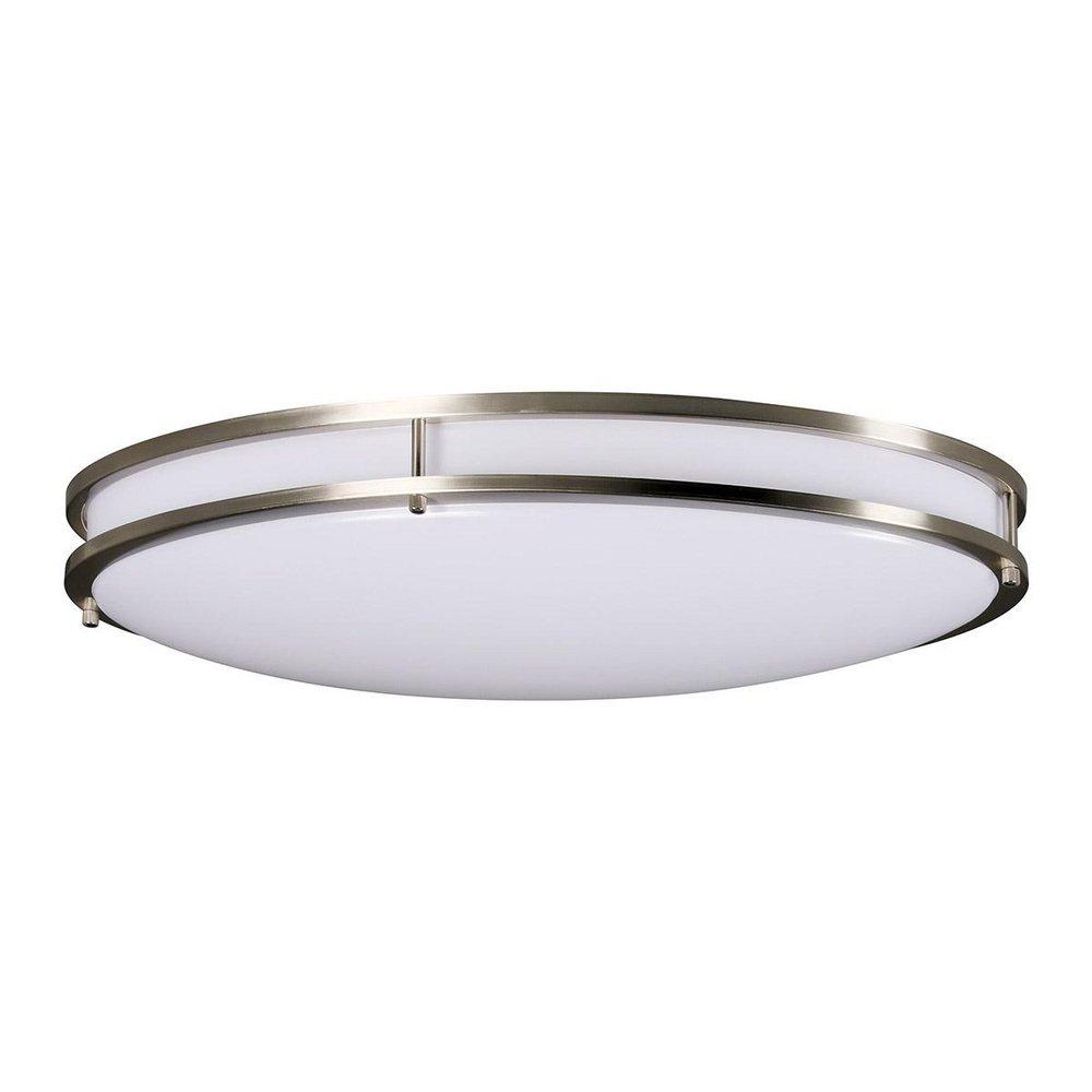 Miseno Brushed Nickel LED Flush Mount Ceiling Fixture 