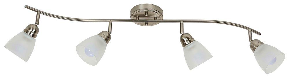 Miseno Brushed Nickel 40W 4-Light Medium E-26 Track Lighting 