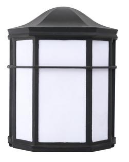 LED Outdoor Wall Sconce in Black