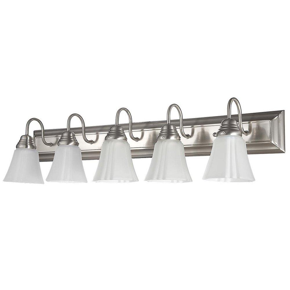 Miseno Brushed Nickel 60W Vanity Fixture in Brushed Nickel 