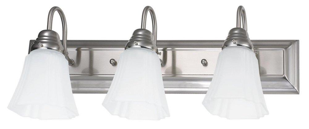 Miseno Brushed Nickel 60W Vanity Fixture in Brushed Nickel 