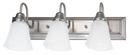 Miseno Brushed Nickel 60W Medium E-26 Vanity Fixture in Brushed Nickel 