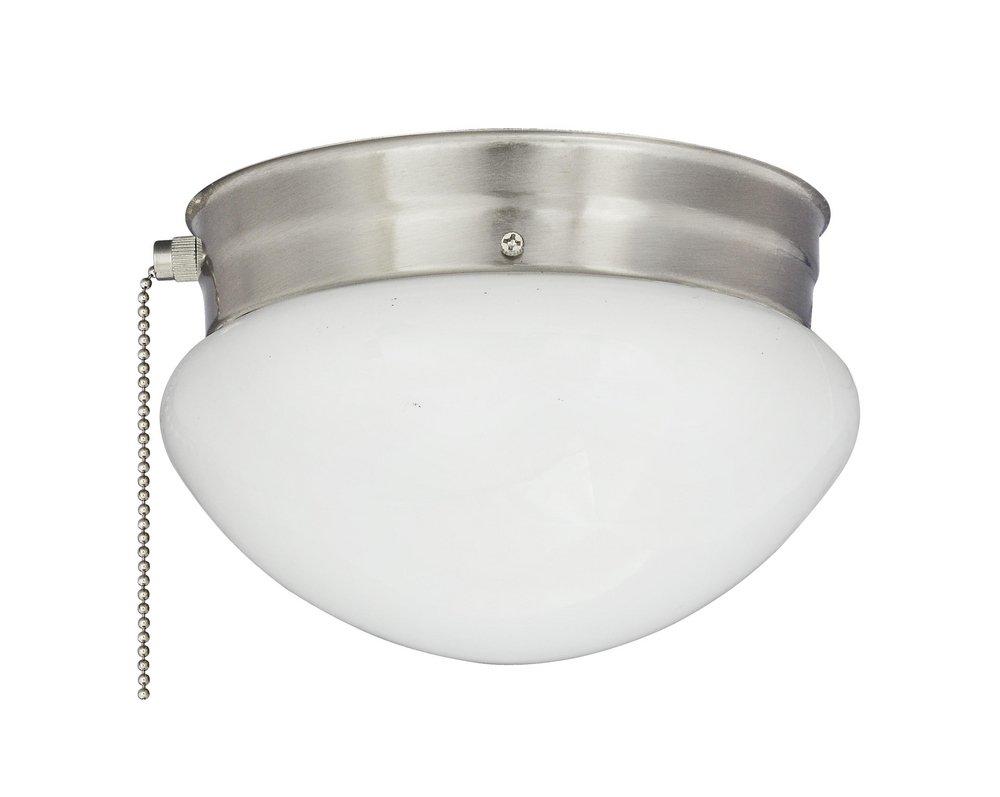 Miseno Brushed Nickel 7-1/2 in. 60W LED Flush Mount Ceiling Fixture 