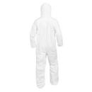 Armateck White Disposable Hooded Coverall 