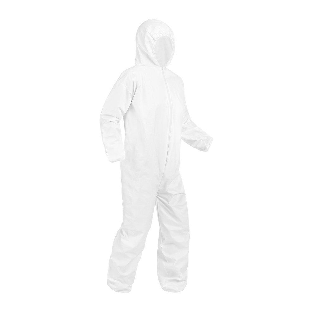 Armateck White Disposable Hooded Coverall 