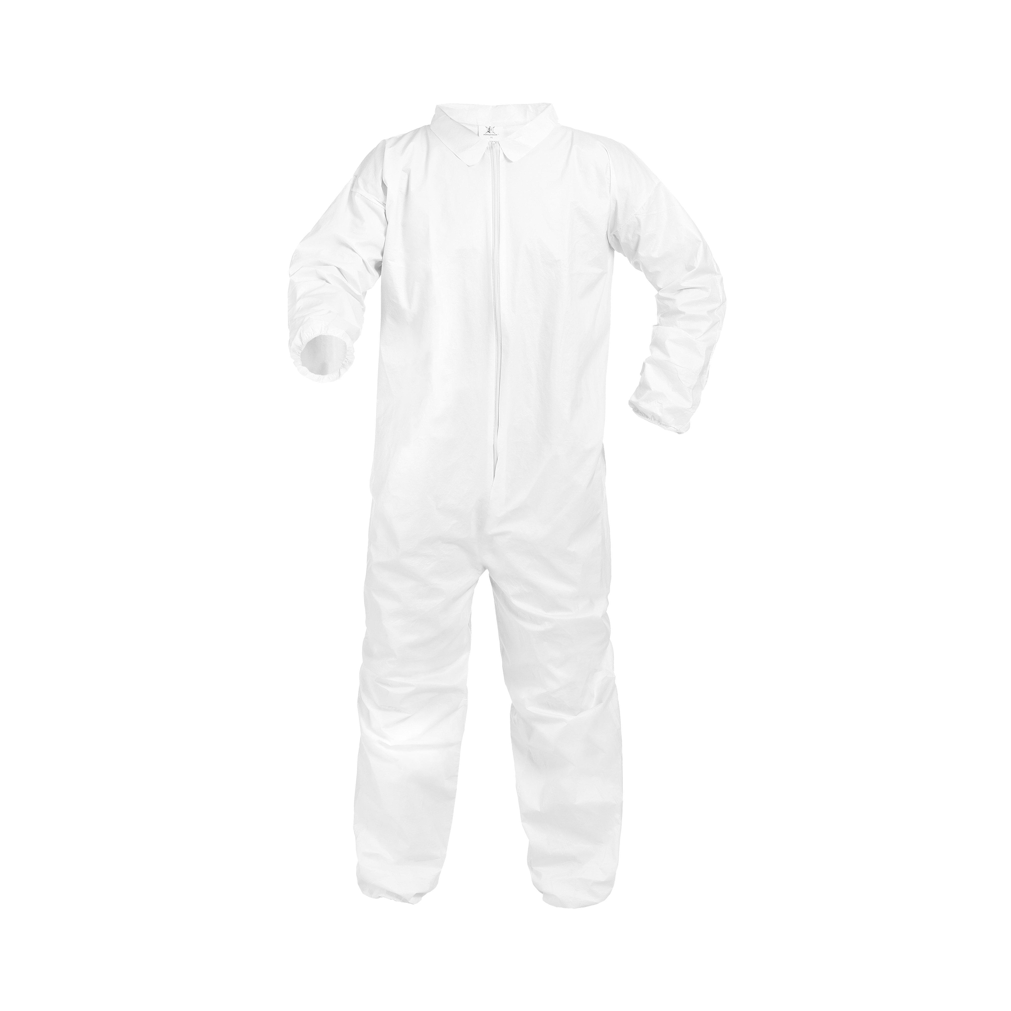 Armateck White Disposable Coverall 