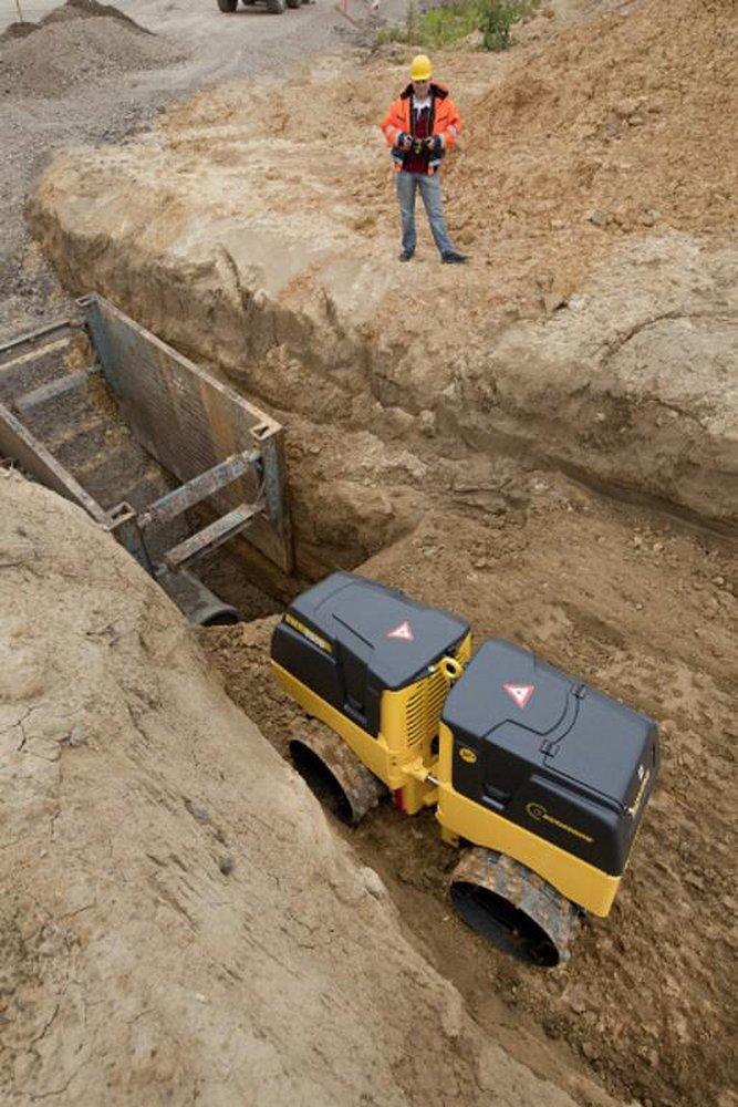 BOMAG Yellow Compactor 