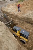 BOMAG Yellow Compactor 