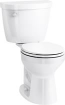 1.28 gpf Round Two Piece Toilet in White 