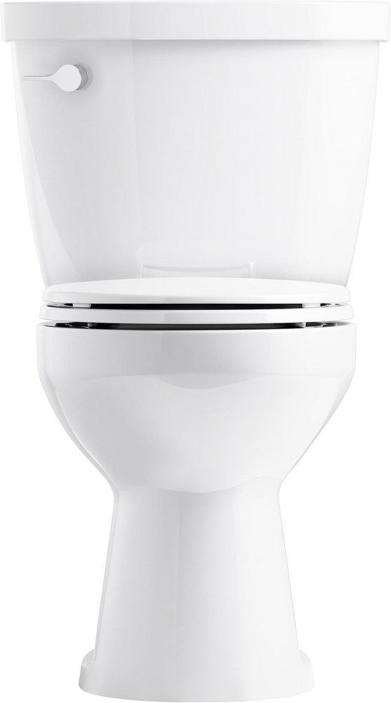 1.28 gpf Round Two Piece Toilet in White 