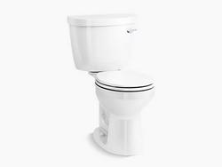 1.28 gpf Round Two Piece Toilet in White