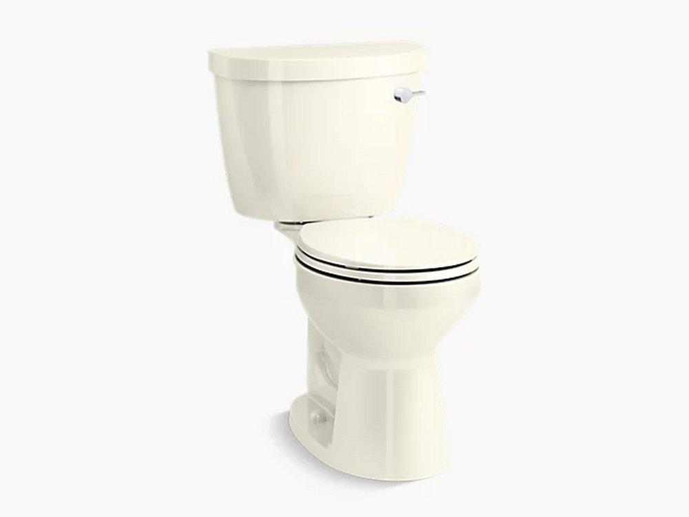 KOHLER Biscuit 1.28 gpf Round Two Piece Toilet 