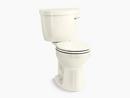 1.28 gpf Round Two Piece Toilet in Biscuit