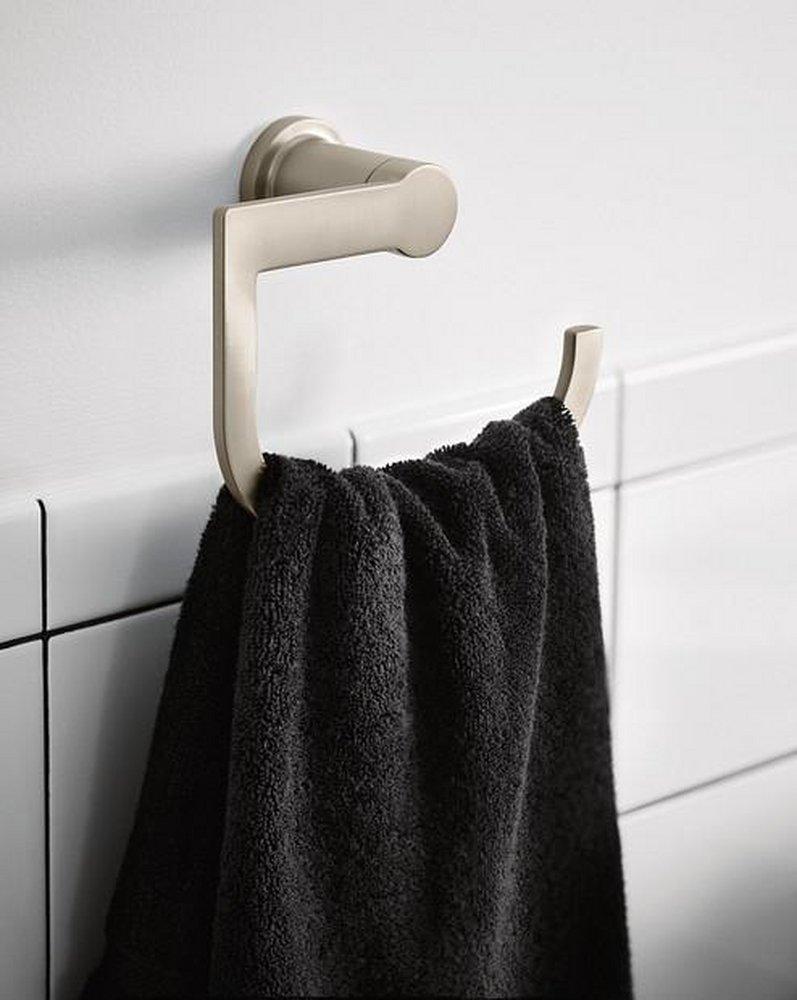 Moen Brushed Nickel U-shaped Towel Ring 