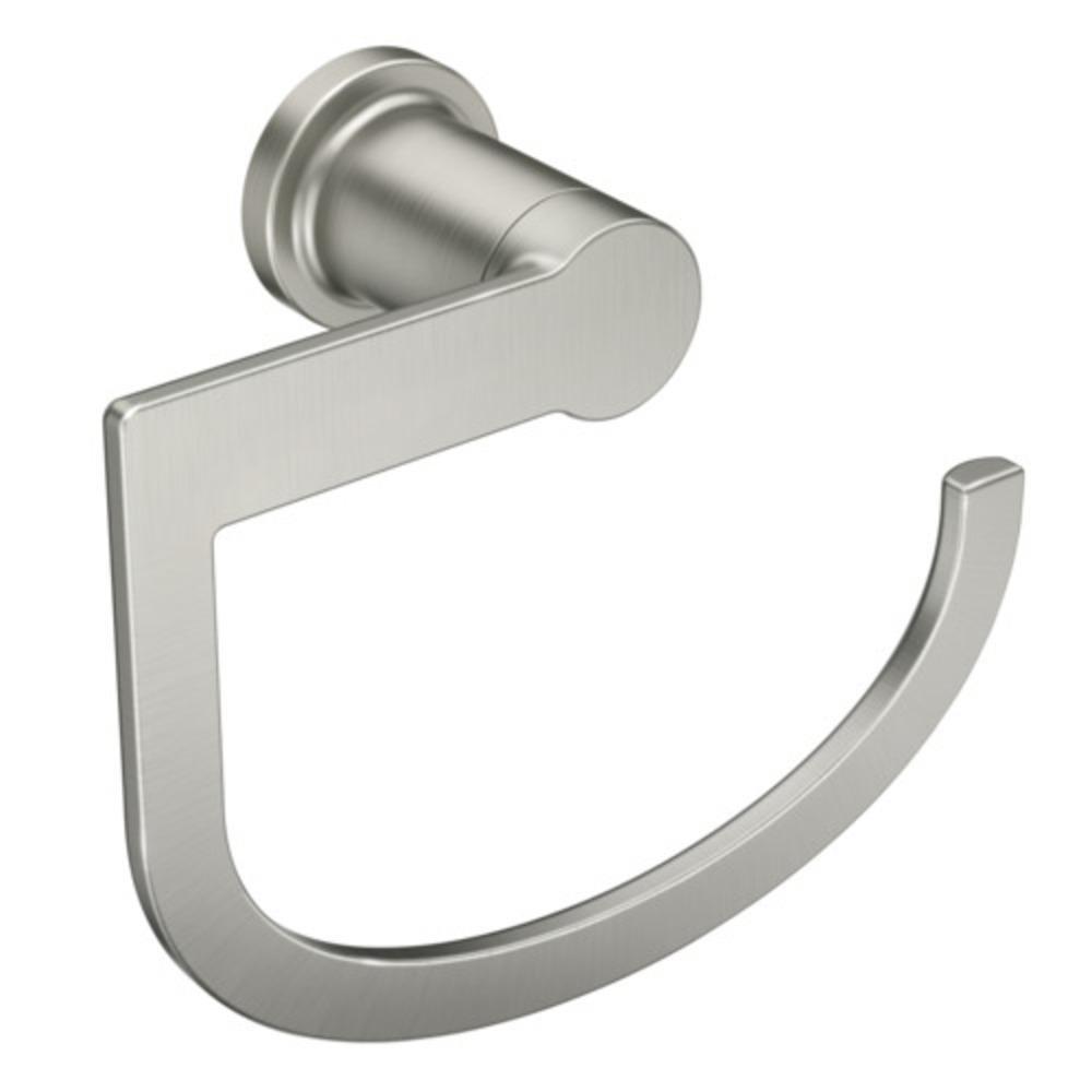 Moen Brushed Nickel U-shaped Towel Ring 