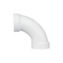 White PVC DWV 90&deg; Long Turn Elbow 