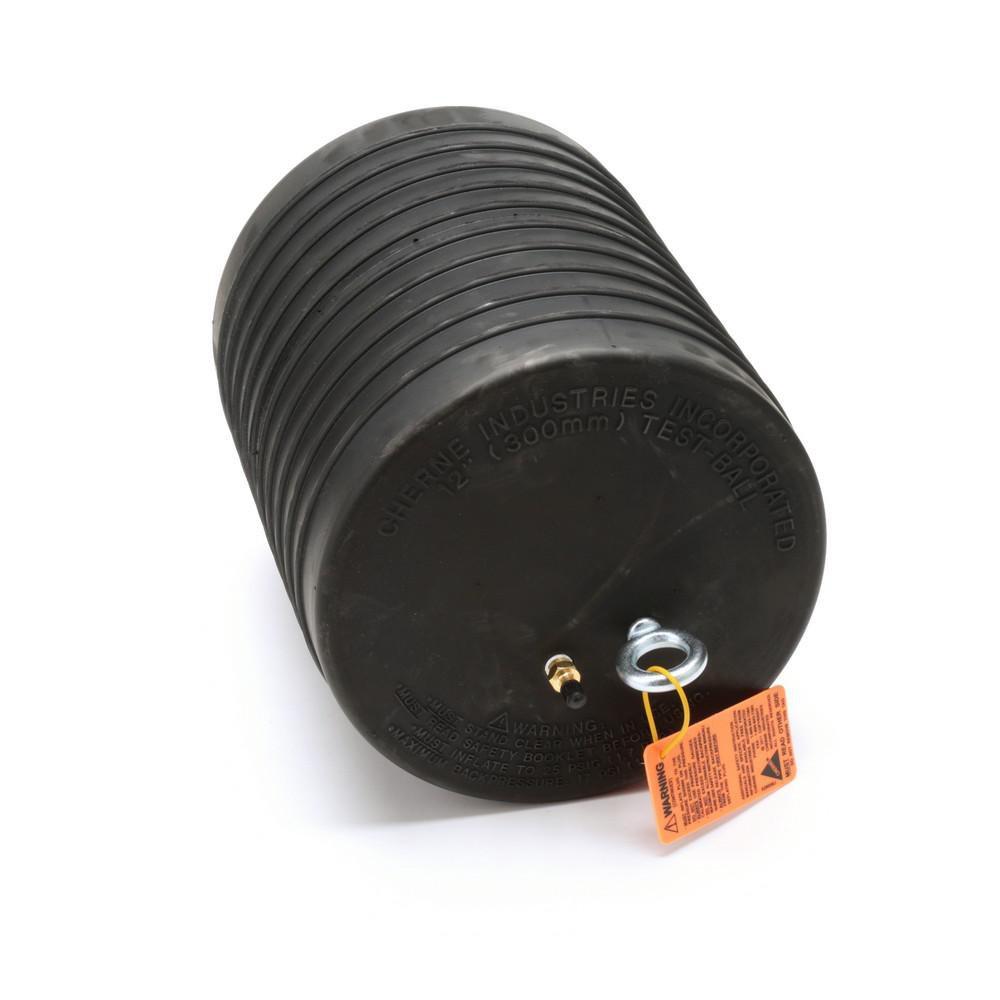 Cherne Black 10-1/4 in. Pressure Testing, Sanitary Sewers and Storm Sewer Test Plug 