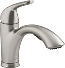 Sterling Vibrant Stainless Single Handle Pull Out Kitchen Faucet 