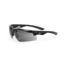 Safety Glass with Black Frame and Smoke IQ Anti-fog Lens