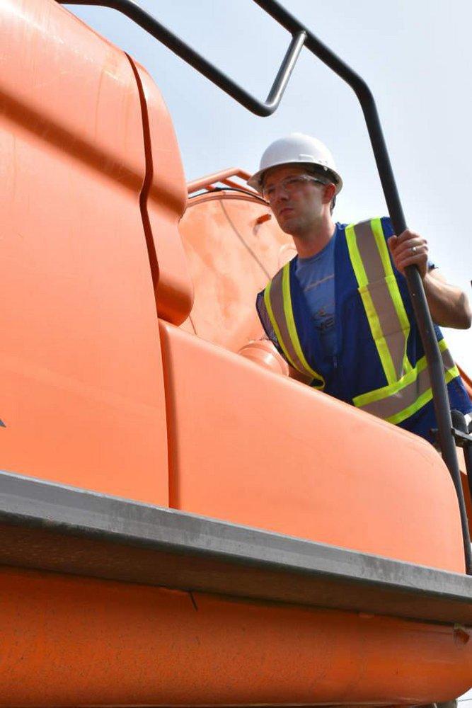 Radians Blue Size L Polyester Mesh Reusable Economy Safety Vest 