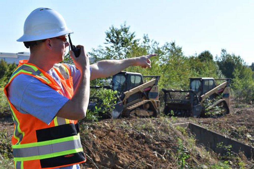 Radians Black Polyester Reusable Two Tone Surveyor Safety Vest in Black and Hi-Viz Orange 